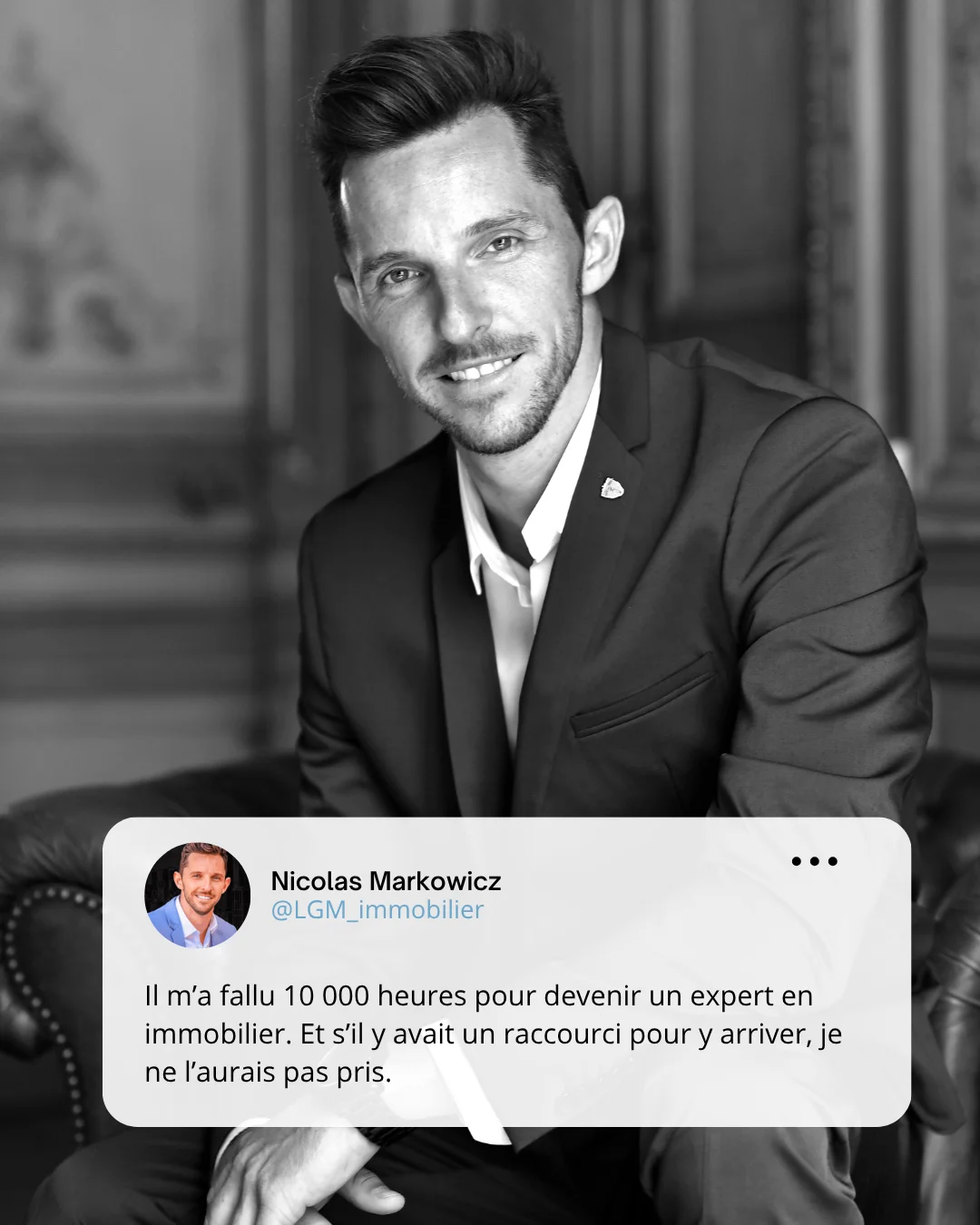 Post LinkedIn de Nicolas Markowicz 1