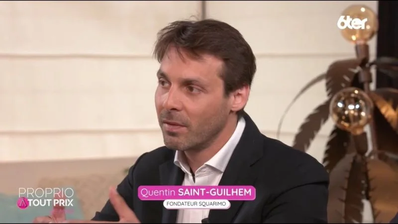 Quentin Saint Guilhem dans l'émission Proprio à tout prix sur 6ter